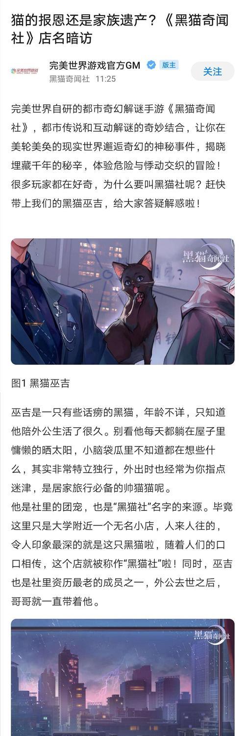 黑猫奇闻社报纸任务道具位置全揭秘（探索世界）